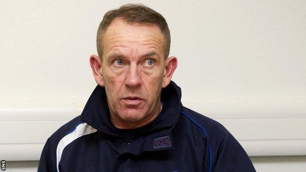 Kilmarnock manager Kenny Shiels