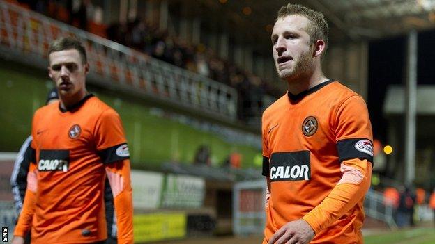 Dundee United players