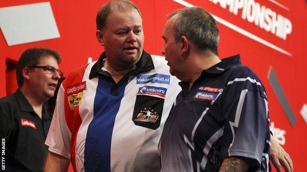 Raymond van Barneveld and Phil Taylor