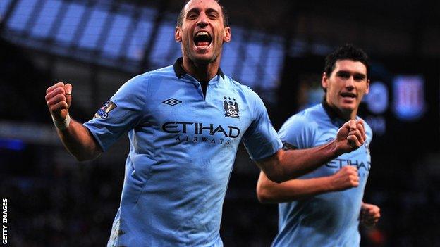 Pablo Zabaleta Gareth Barry