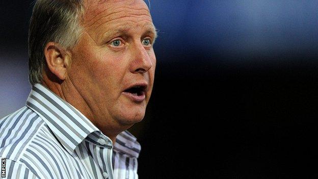 Bury manager Kevin Blackwell