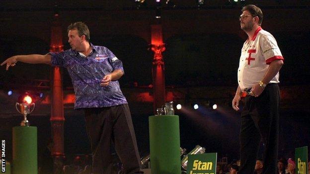 Phil Taylor and Martin Adams