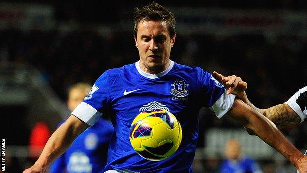 Everton and England defender Phil Jagielka