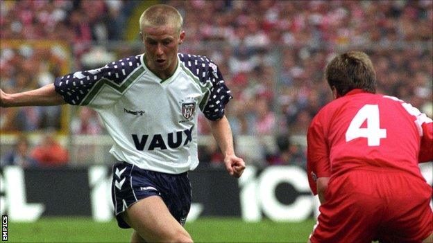 David Rush in the FA Cup final