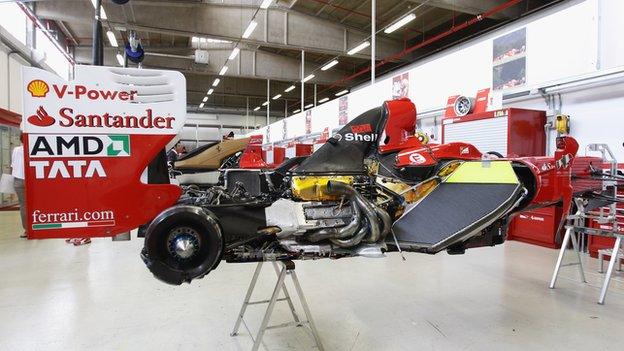 Ferrari build a Formula 1 car at their Maranello factory