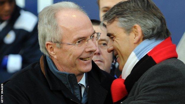 Sven-Goran Eriksson and Roberto Mancini