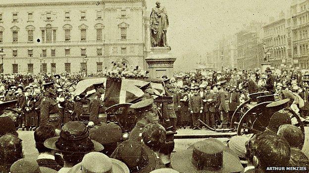 Edith Cavell's memorial parade