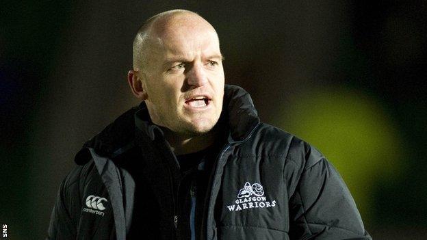 Glasgow Wariors head coach Gregor Townsend
