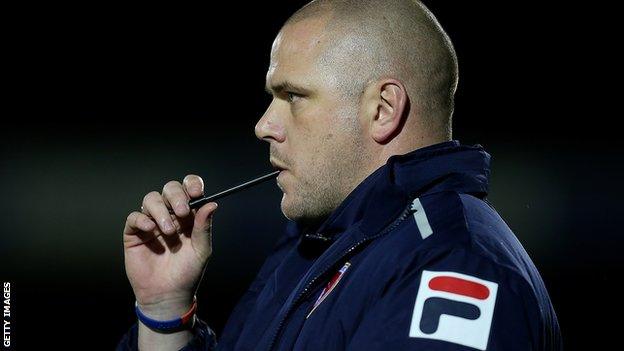 Morecambe manager Jim Bentley