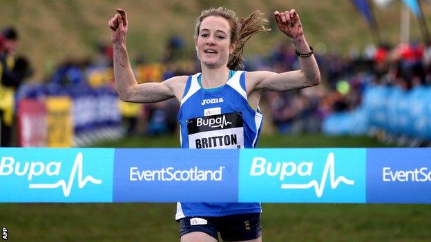 European cross country champion Fionnuala Britton