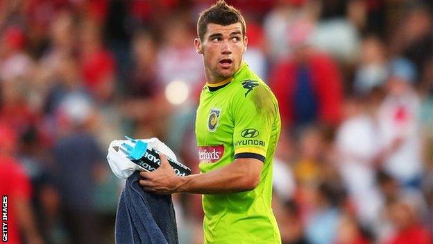 Goalkeeper Mathew Ryan