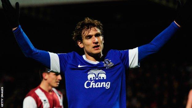 Everton's Nikica Jelavic