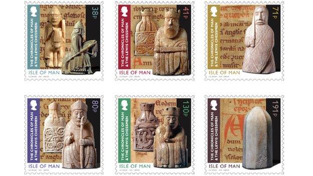 Lewis Chessmen Stamps