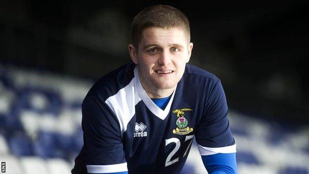 Inverness defender Danny Devine