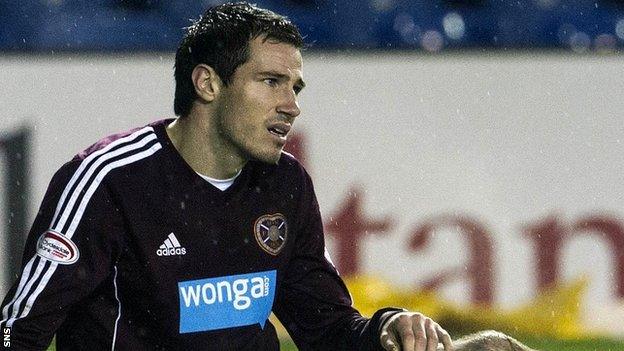 Former Hearts defender Ryan McGowan