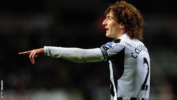 Newcastle captain Fabricio Coloccini