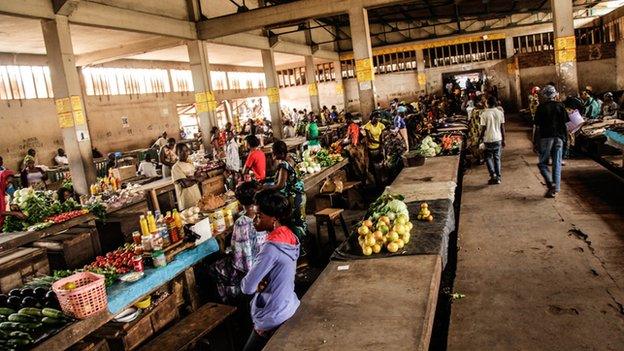 Bangui central market