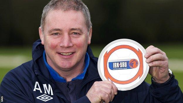 Rangers manager Ally McCoist