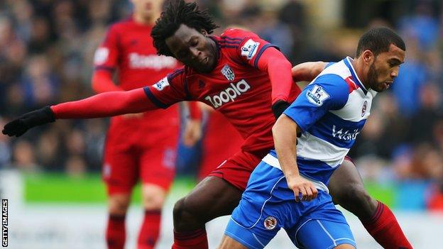 West Brom's Lukaku Reading's Mariappa