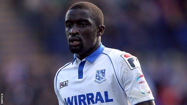 Zoumana Bakayogo - Tranmere v Crawley