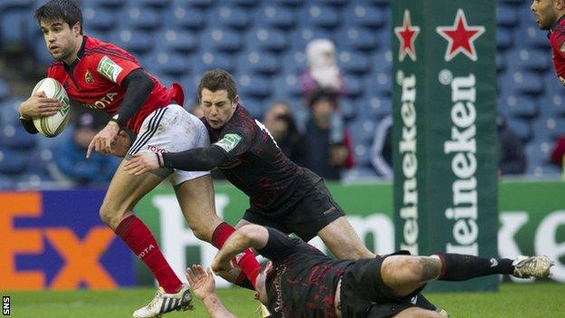 Munster were too powerful for Edinburgh