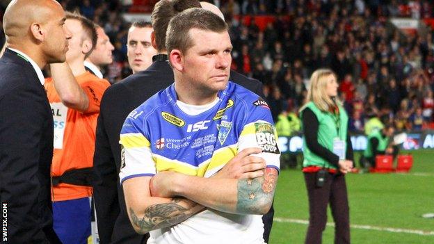 Warrington Wolves half-back Lee Briers