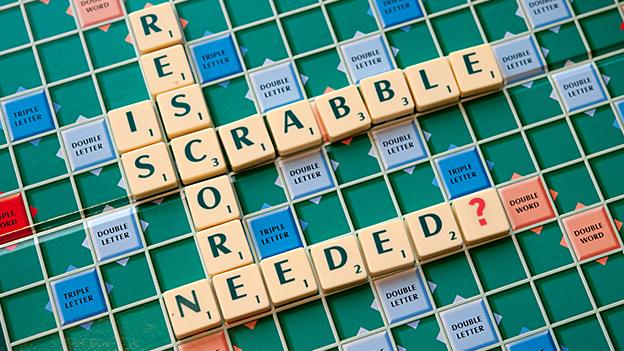 Scrabble board