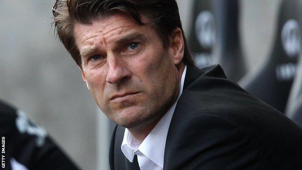 Swansea City manager Michael Laudrup