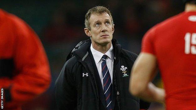 Wales coach Rob Howley