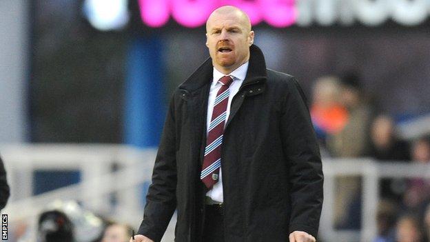 Burnley manager Sean Dyche