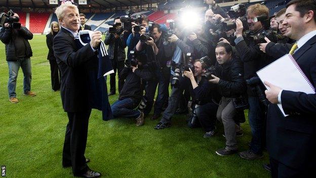 Scotland coach Gordon Strachan