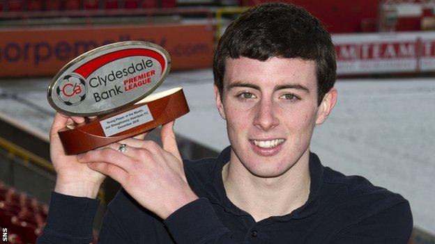 Aberdeen defender Joe Shaughnessy