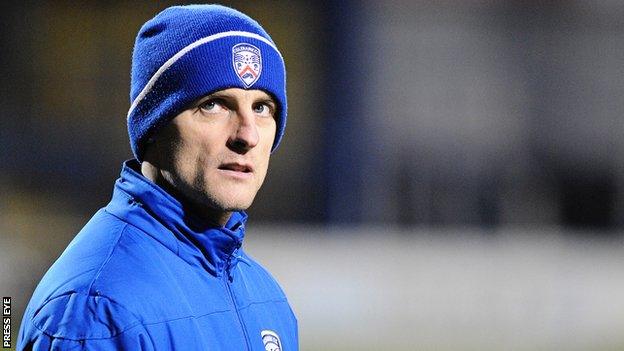 Coleraine manager Oran Kearney