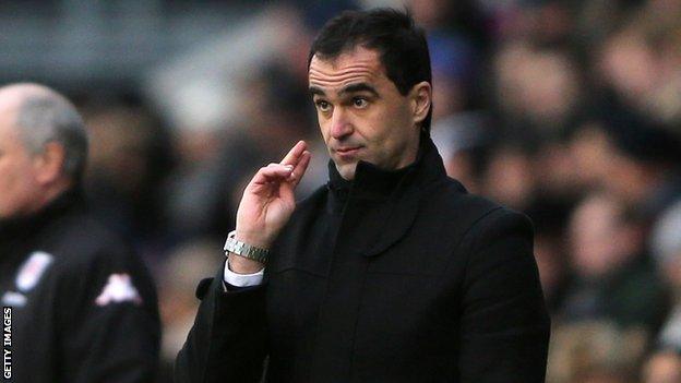 Wigan Athletic manager Roberto Martinez