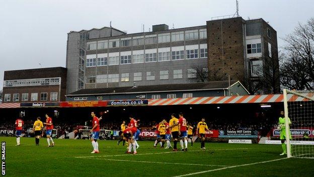 Aldershot Town's EBB Stadium