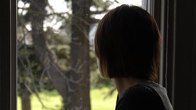 Girl at window