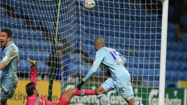 Leon Clarke nets Coventry's JPT northern semi-final winner against Preston