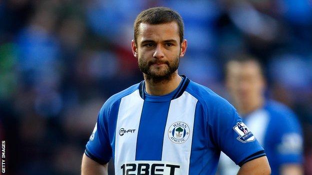 Wigan Athletic midfielder Shaun Maloney