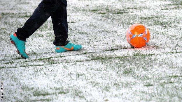 Snow hits sporting calendar