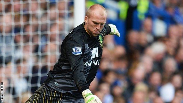 Norwich keeper John Ruddy