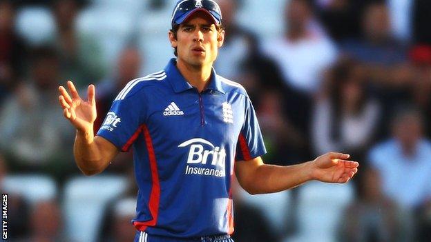 England captain Alastair Cook