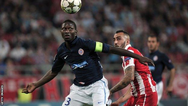 Montpellier captain Mapou Yanga-Mbiwa