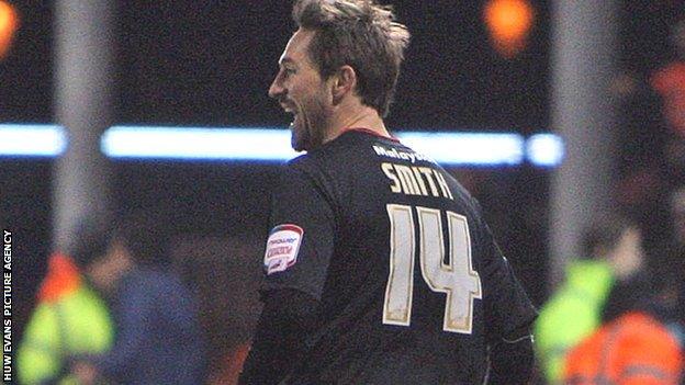 Tommy Smith celebrates a goal