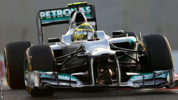 Mercedes driver Nico Rosberg