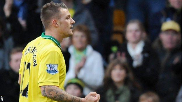 Norwich City winger Anthony Pilkington