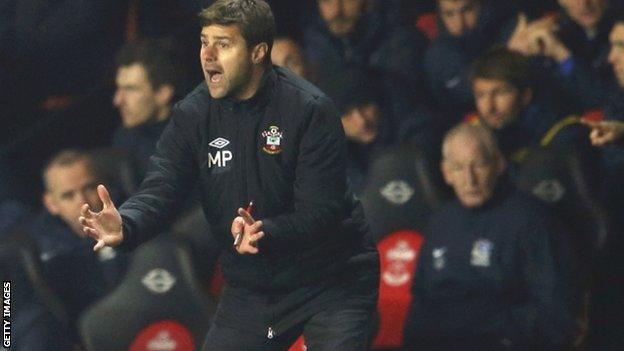 Southampton manager Mauricio Pochettino