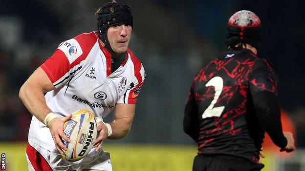 Stephen Ferris was injured in the Pro12 game against Glasgow in early November