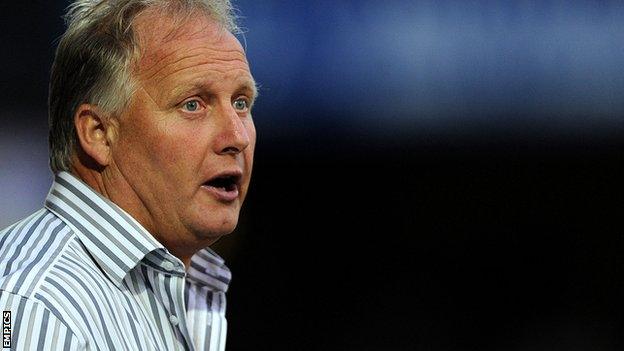 Bury manager Kevin Blackwell