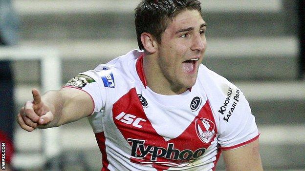 St Helens winger Tommy Makinson