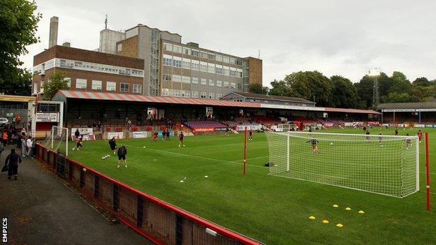 Aldershot Town's EBB Stadium